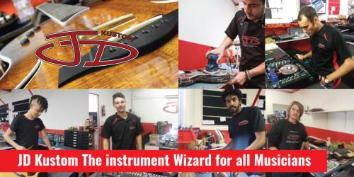 JD Kustom The instrument Wizard for all Musicians Banner