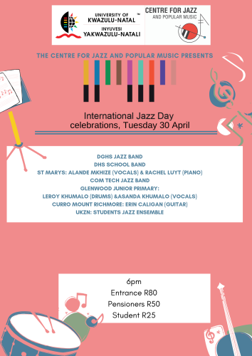 International Jazz Day at the Centre for Jazz and Popular Music
